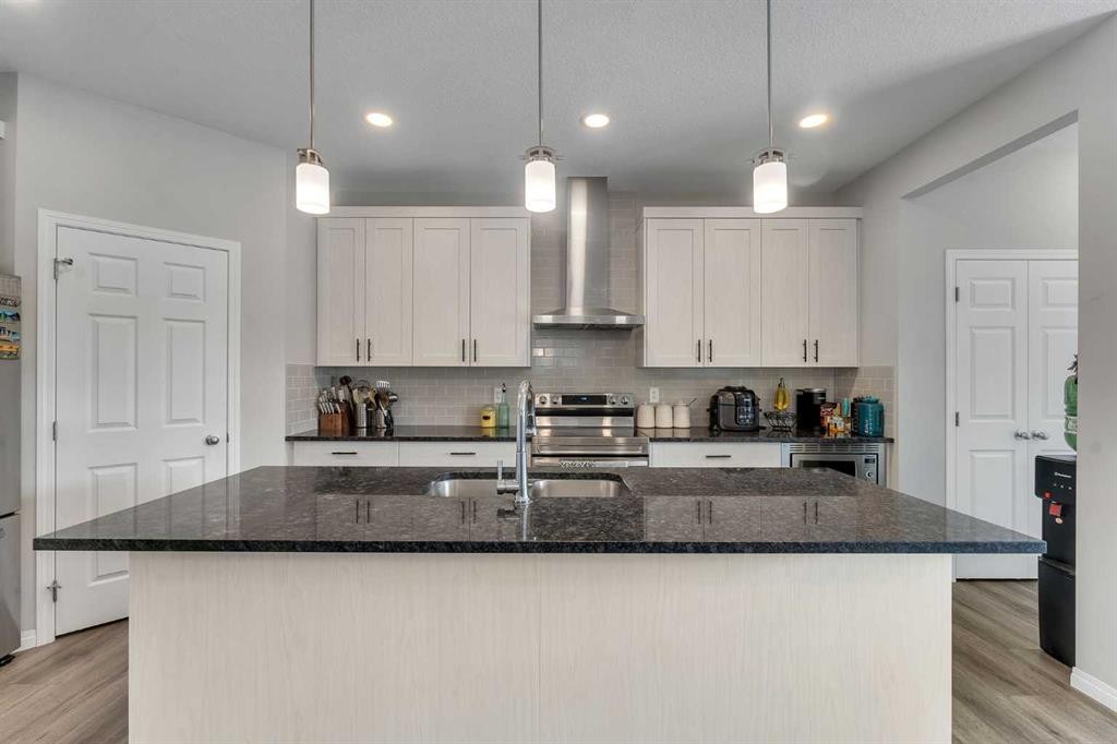 89 Homestead Crescent Ne, Calgary, AB - Indoor Photo Showing Kitchen With Upgraded Kitchen