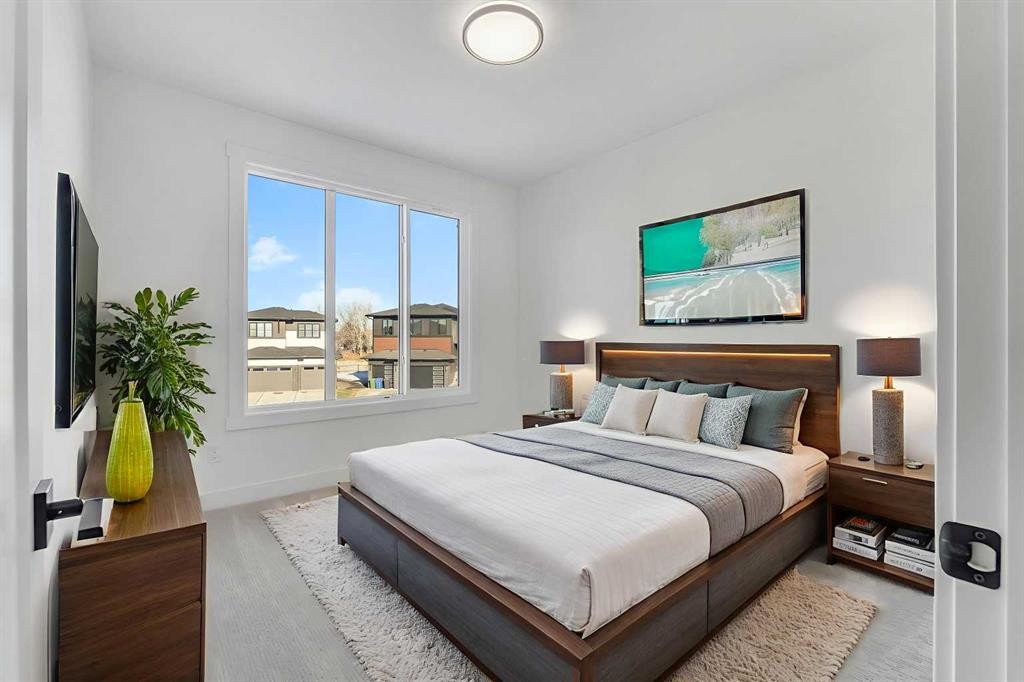 268 South Shore View, Chestermere, AB - Indoor Photo Showing Bedroom