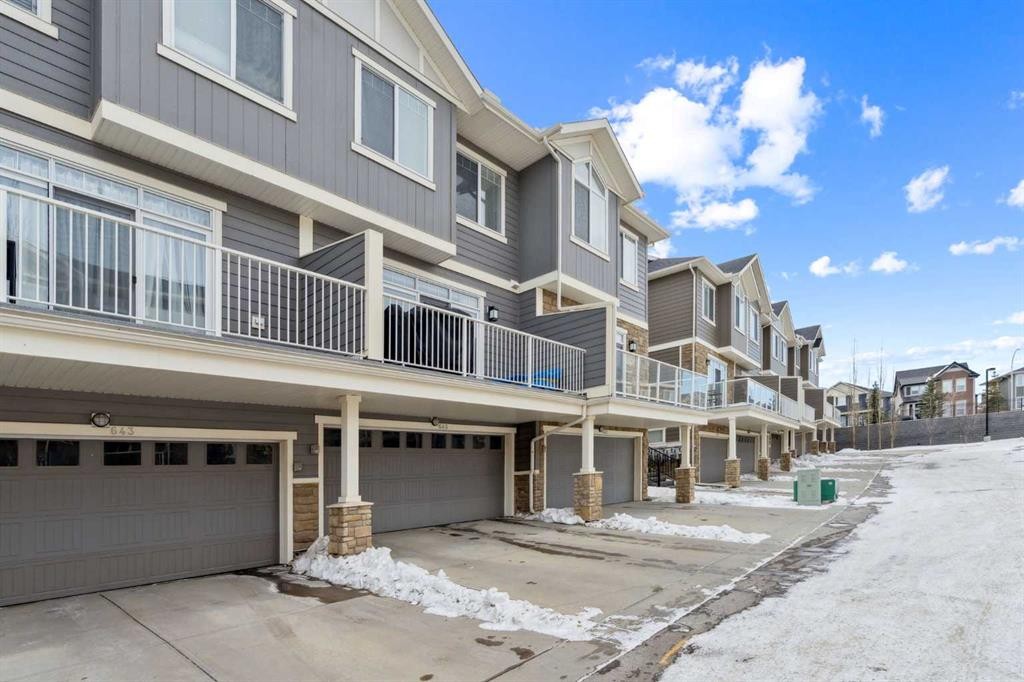 645 Evanston Manor Nw, Calgary, AB - Outdoor With Balcony