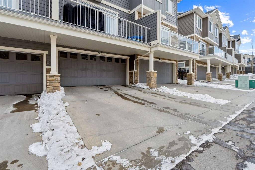 645 Evanston Manor Nw, Calgary, AB - Outdoor With Balcony With Facade