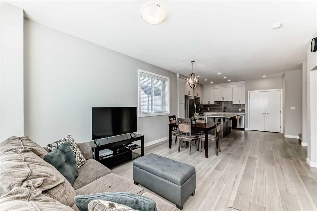 111 Redstone Crescent Ne, Calgary, AB - Indoor Photo Showing Living Room