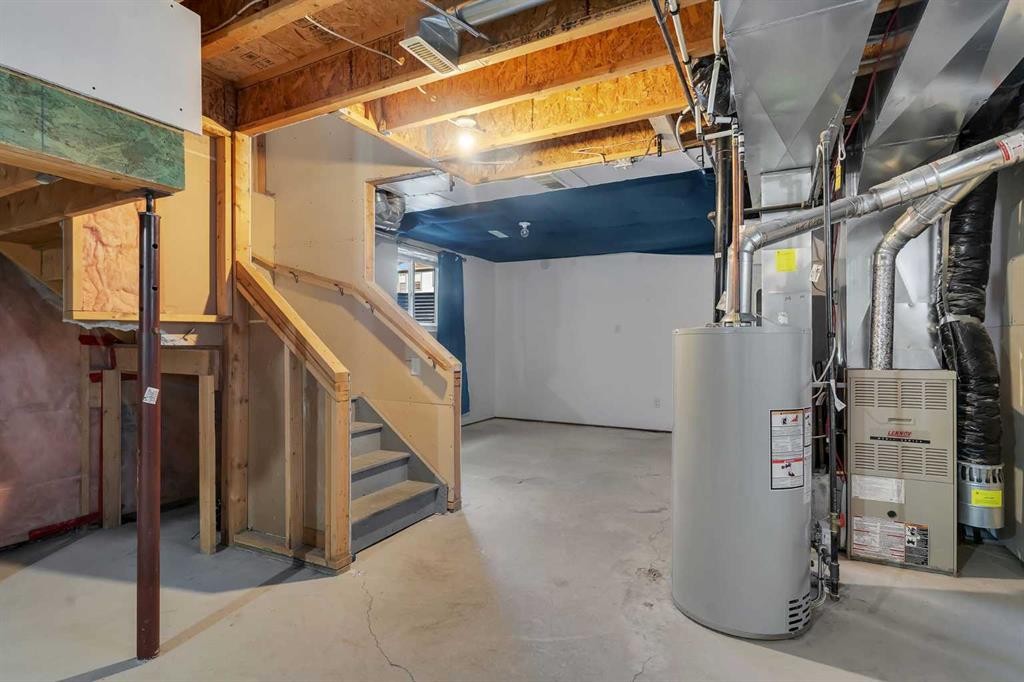 440 Prestwick Circle Se, Calgary, AB - Indoor Photo Showing Basement