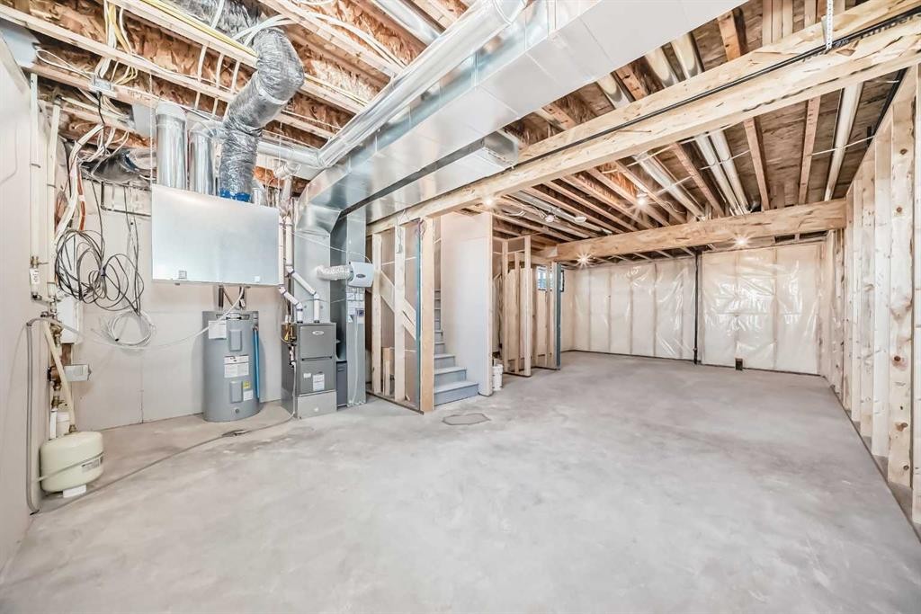 138 Lanark Gate Se, Airdrie, AB - Indoor Photo Showing Basement