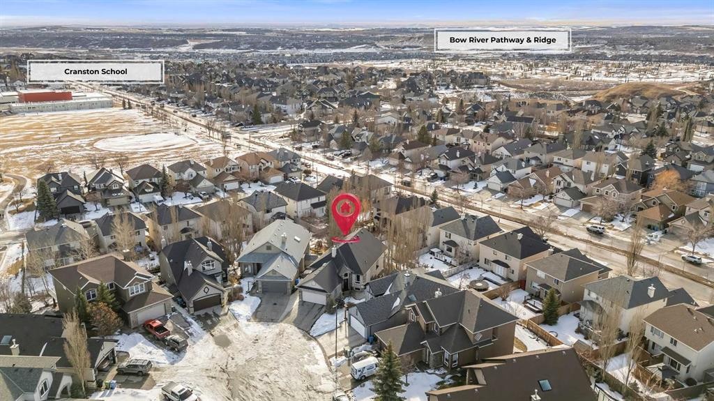 93 Cranwell Place Se, Calgary, AB - Outdoor With View