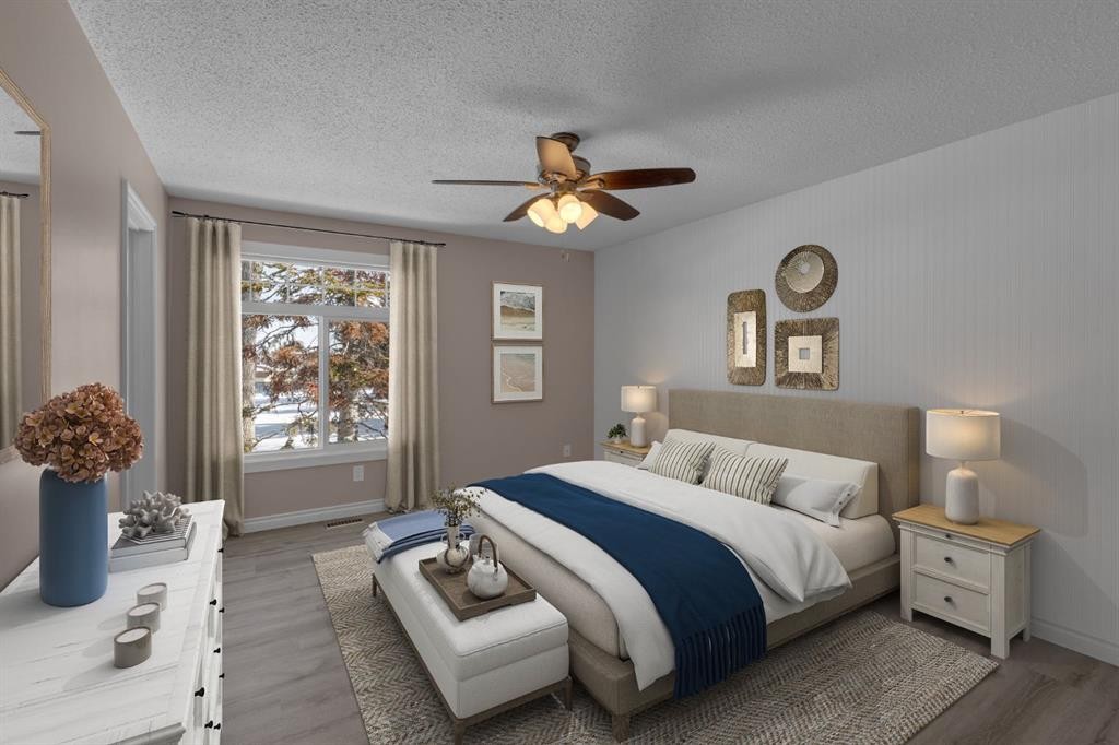 27 Berwick Place Nw, Calgary, AB - Indoor Photo Showing Bedroom