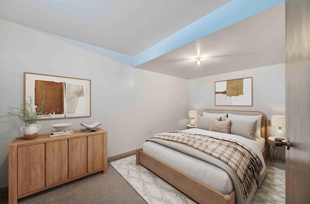 7228 Huntridge Hill Ne, Calgary, AB - Indoor Photo Showing Bedroom