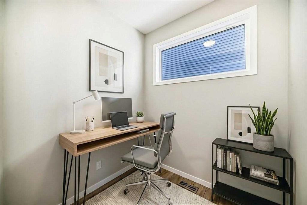 354 Ellen Park, Crossfield, AB - Indoor Photo Showing Office