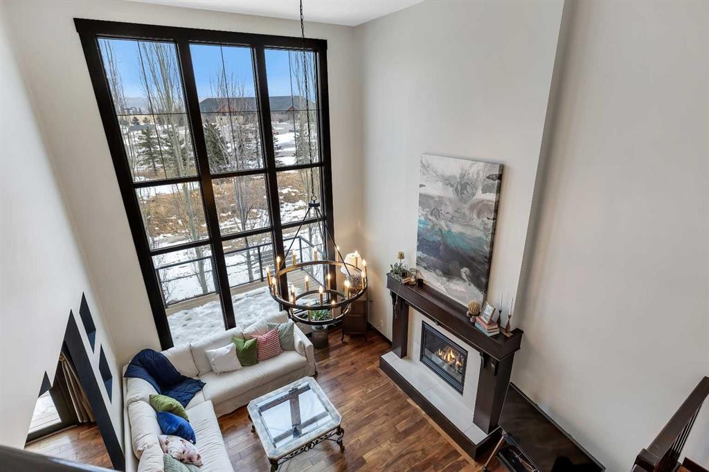 70 Chaparral Valley Square Se, Calgary, AB - Indoor With Fireplace