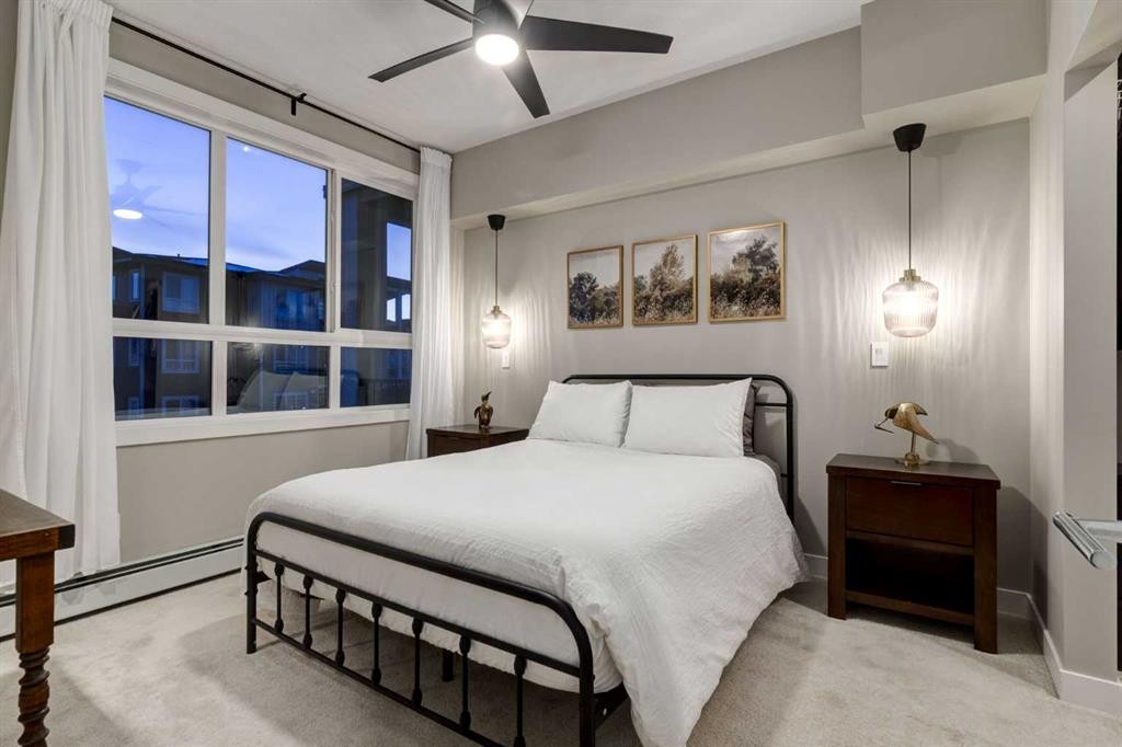 312-10 Walgrove Walk Se, Calgary, AB - Indoor Photo Showing Bedroom