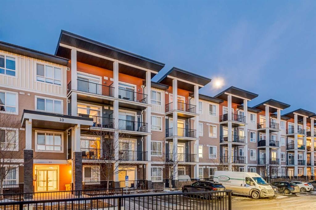 312-10 Walgrove Walk Se, Calgary, AB - Outdoor With Balcony With Facade