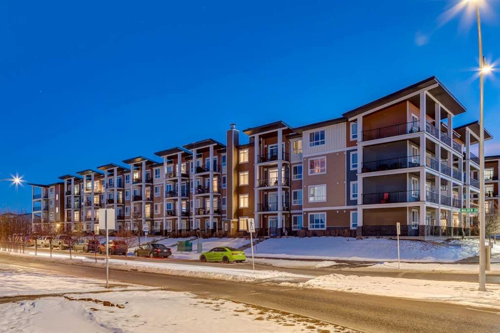 312-10 Walgrove Walk Se, Calgary, AB - Outdoor With Balcony With Facade