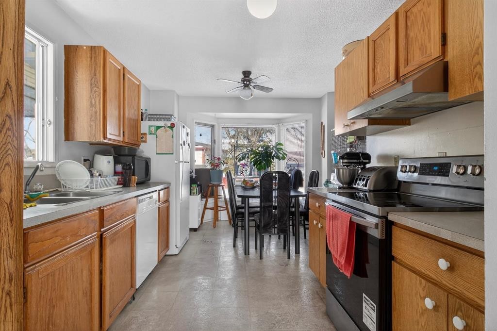 31 Templeby Way Ne, Calgary, AB - Indoor Photo Showing Kitchen With Double Sink