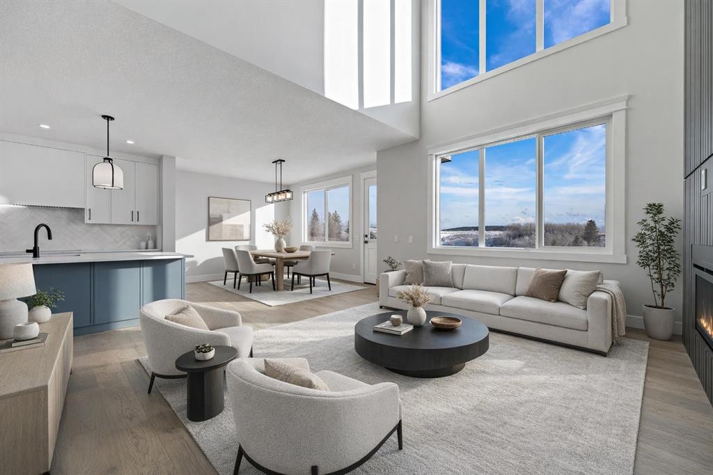 68 Heritage Ridge, Cochrane, AB - Indoor Photo Showing Living Room