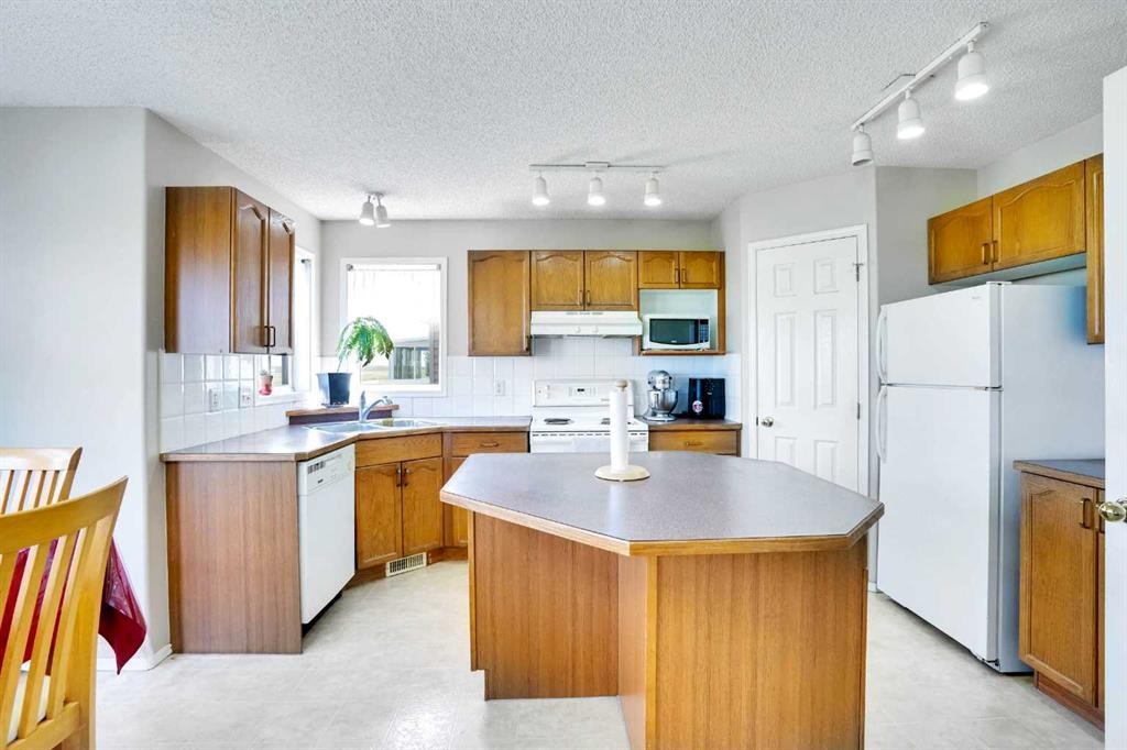 69 Coral Springs Park Ne, Calgary, AB - Indoor Photo Showing Kitchen With Double Sink