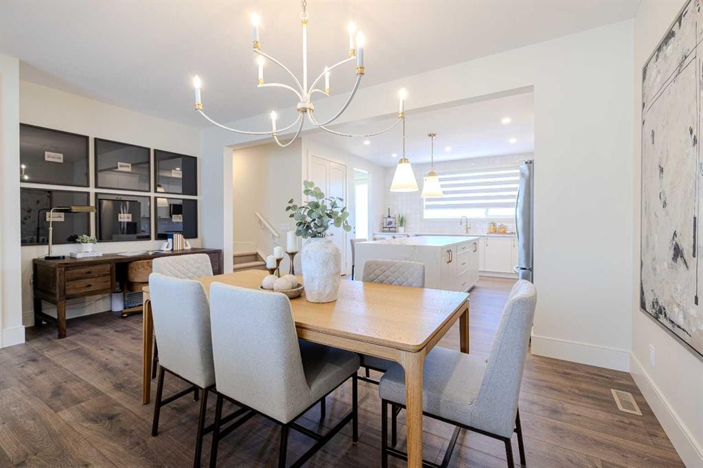 14 Tillotson Downs, Okotoks, AB - Indoor Photo Showing Dining Room