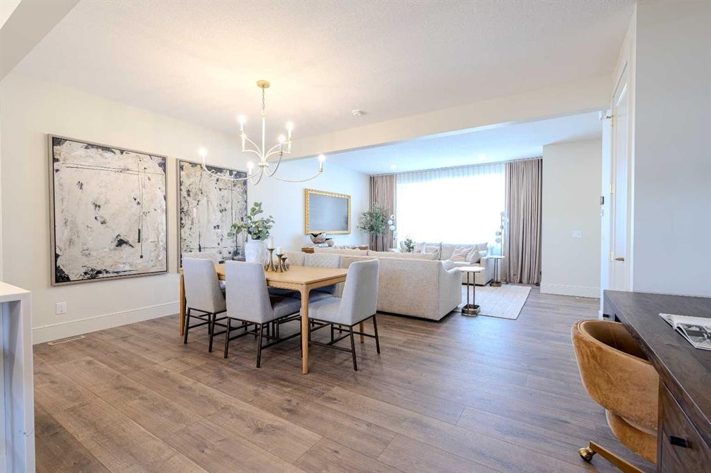 14 Tillotson Downs, Okotoks, AB - Indoor Photo Showing Dining Room
