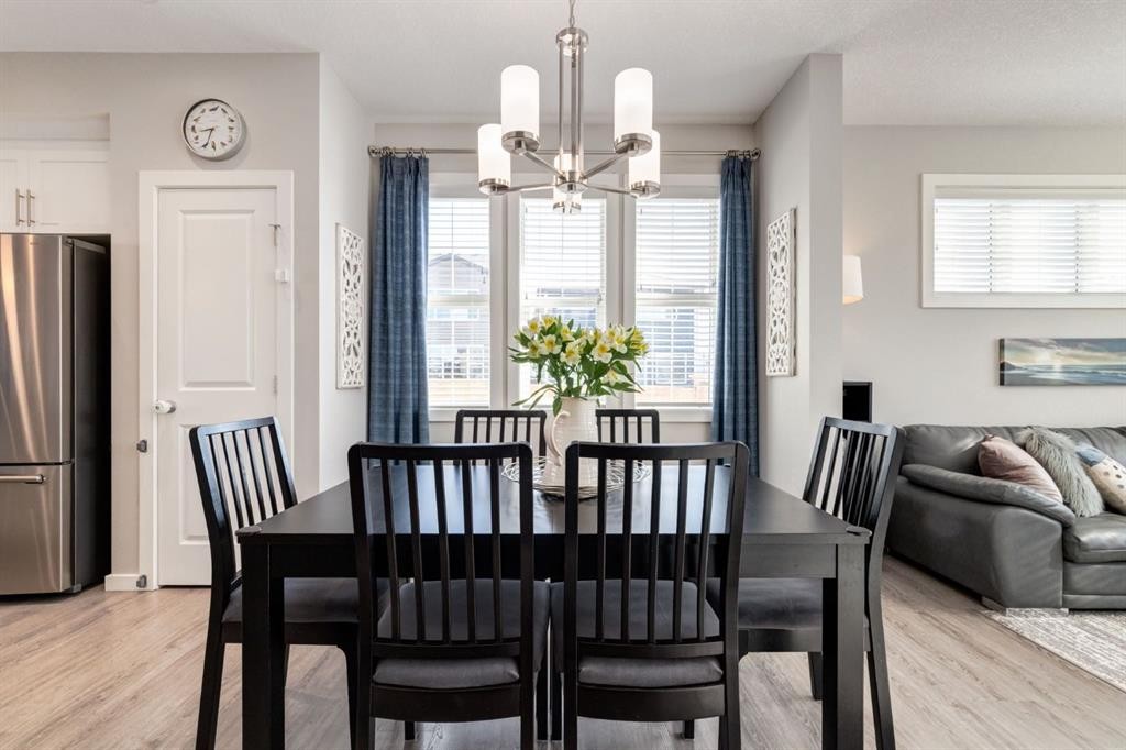 1217 Legacy Circle Se, Calgary, AB - Indoor Photo Showing Dining Room