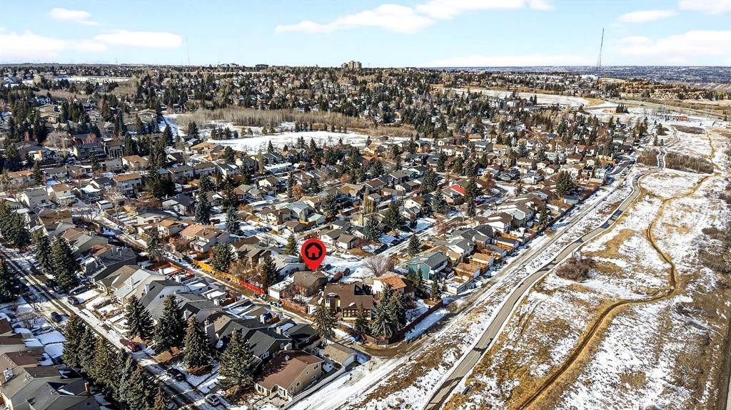 100 Strathcona Close Sw, Calgary, AB - Outdoor With View