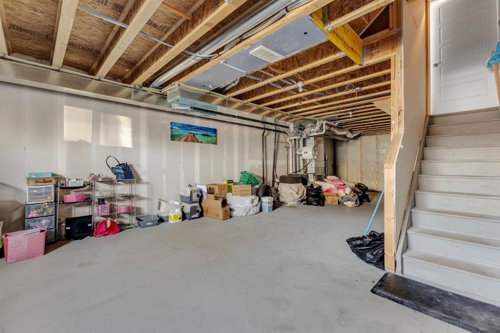 117 Howse Lane Ne, Calgary, AB - Indoor Photo Showing Basement