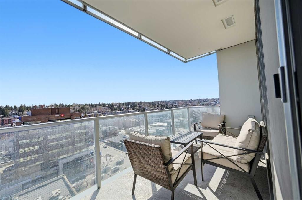 1007-930 16 Avenue Sw, Calgary, AB - Outdoor With Balcony With View With Exterior
