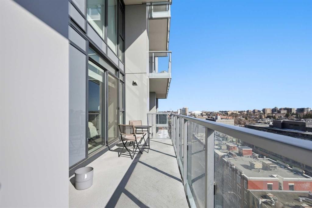 1007-930 16 Avenue Sw, Calgary, AB - Outdoor With Balcony
