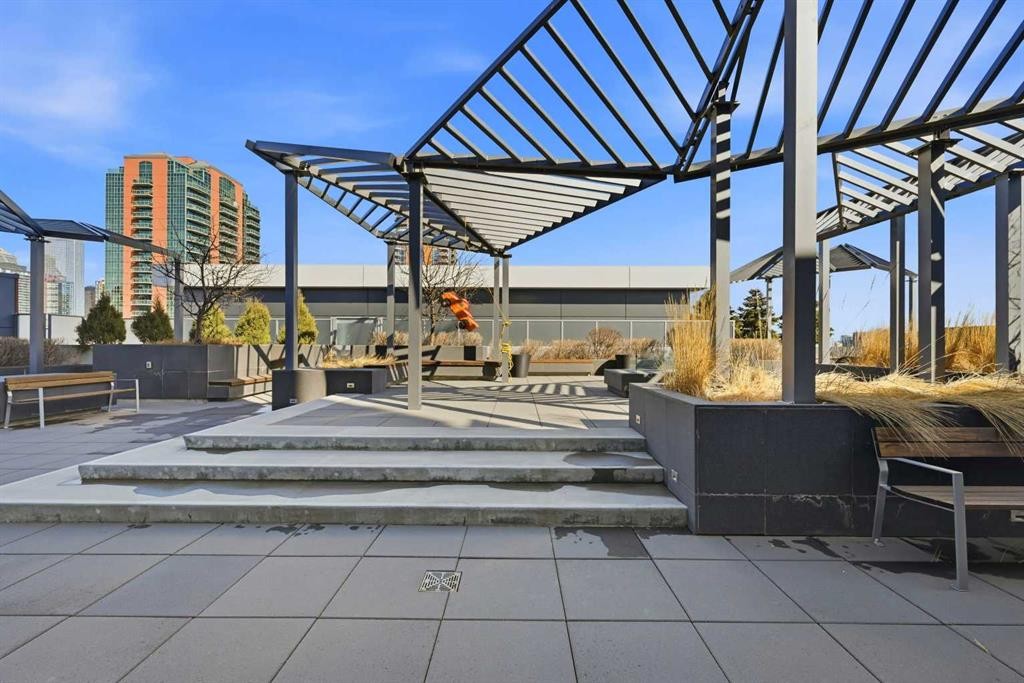 1007-930 16 Avenue Sw, Calgary, AB - Outdoor With Deck Patio Veranda