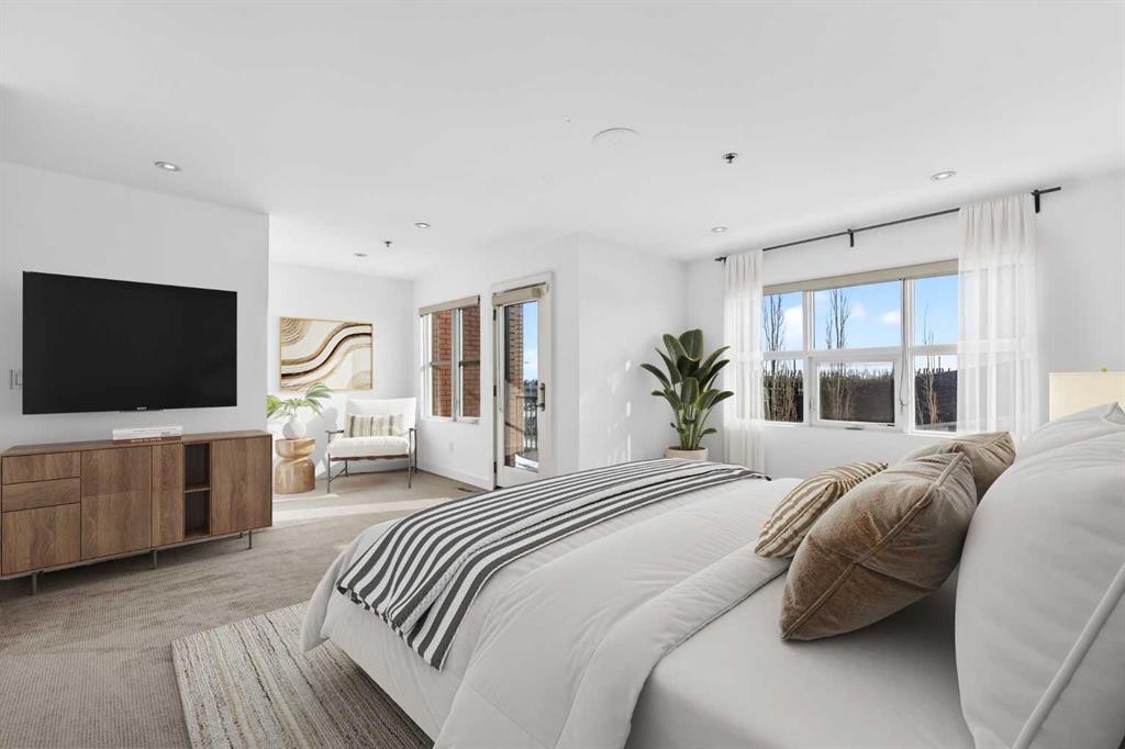 606 Aspen Meadows Hill Sw, Calgary, AB - Indoor Photo Showing Bedroom