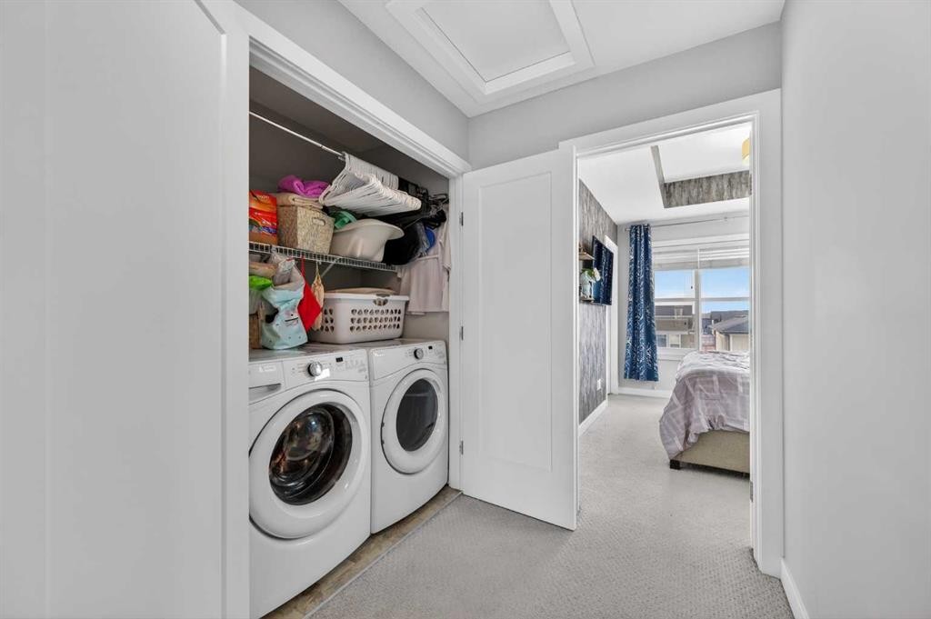 4 Cornerstone Manor Ne, Calgary, AB - Indoor Photo Showing Laundry Room
