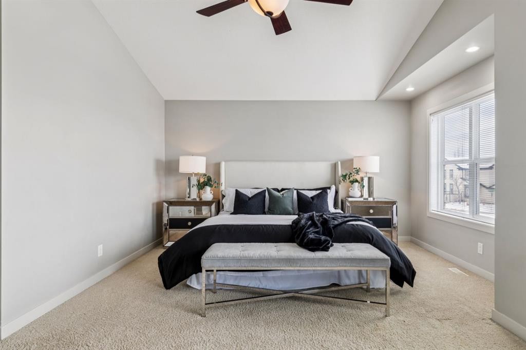 63 Copperstone Drive Se, Calgary, AB - Indoor Photo Showing Bedroom