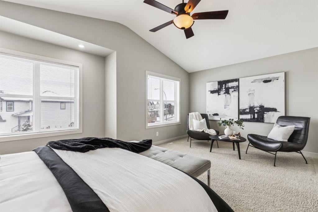 63 Copperstone Drive Se, Calgary, AB - Indoor Photo Showing Bedroom