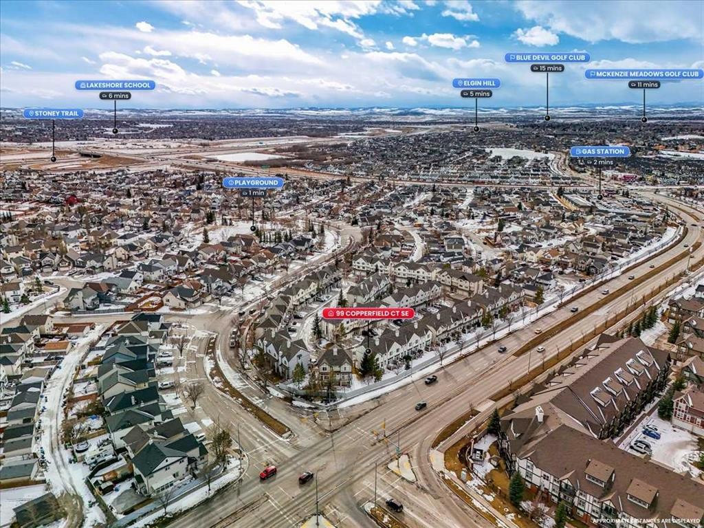 99 Copperfield Court Se, Calgary, AB - Outdoor With View
