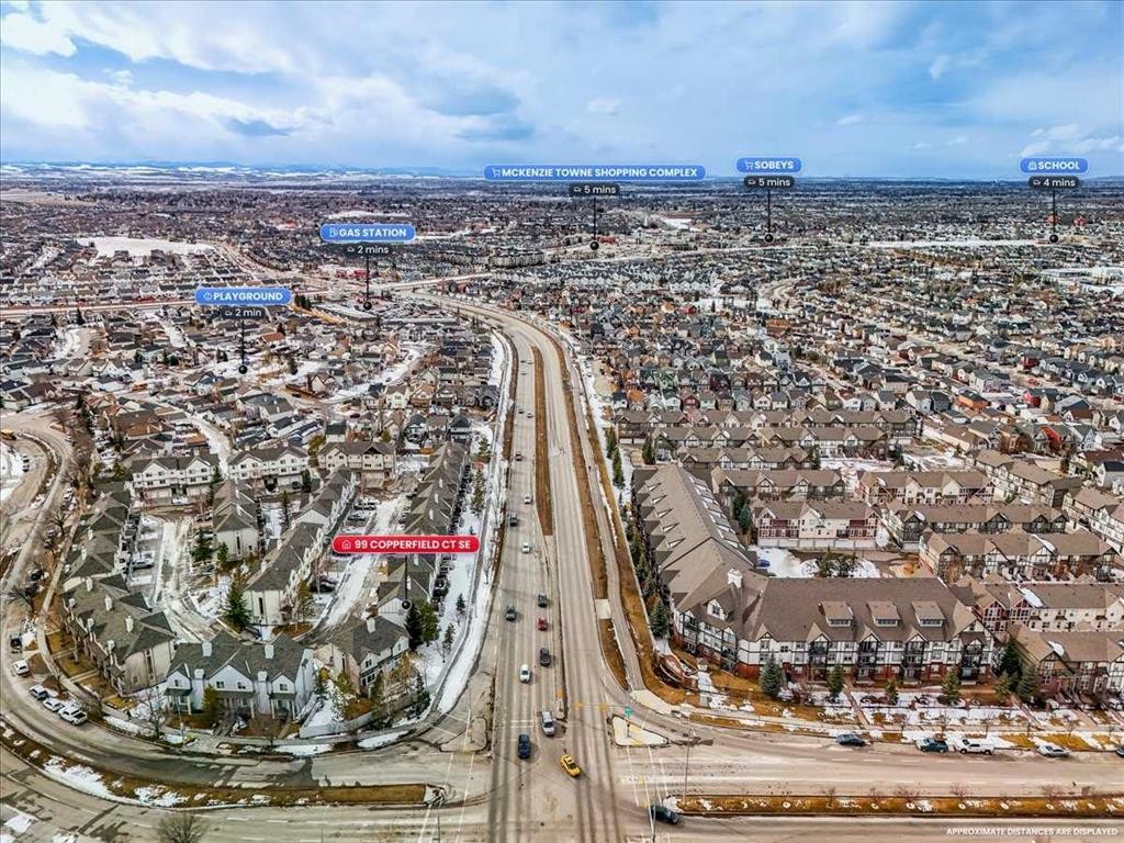 99 Copperfield Court Se, Calgary, AB - Outdoor With View