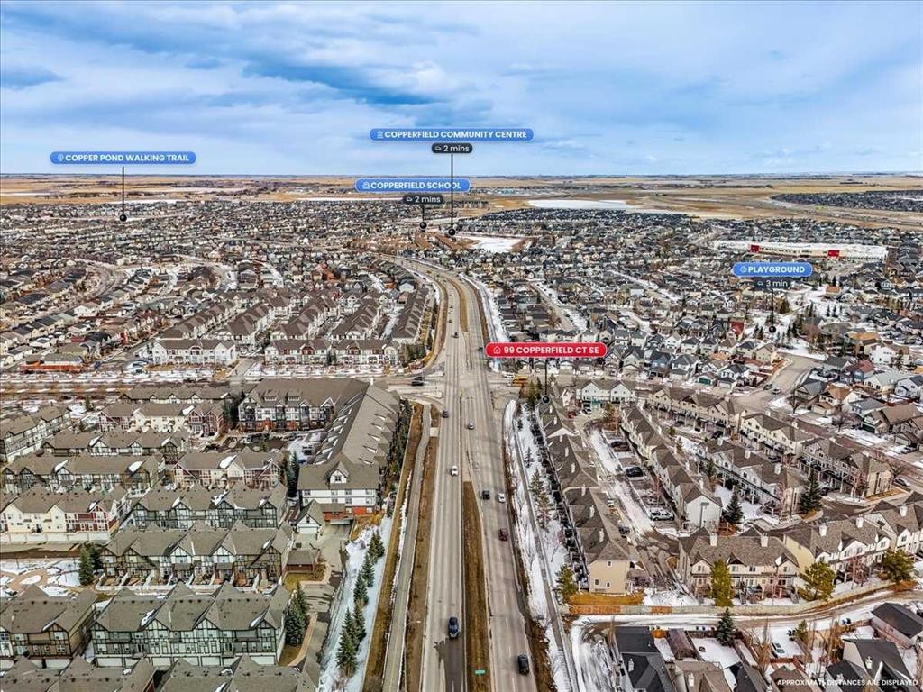 99 Copperfield Court Se, Calgary, AB - Outdoor With View
