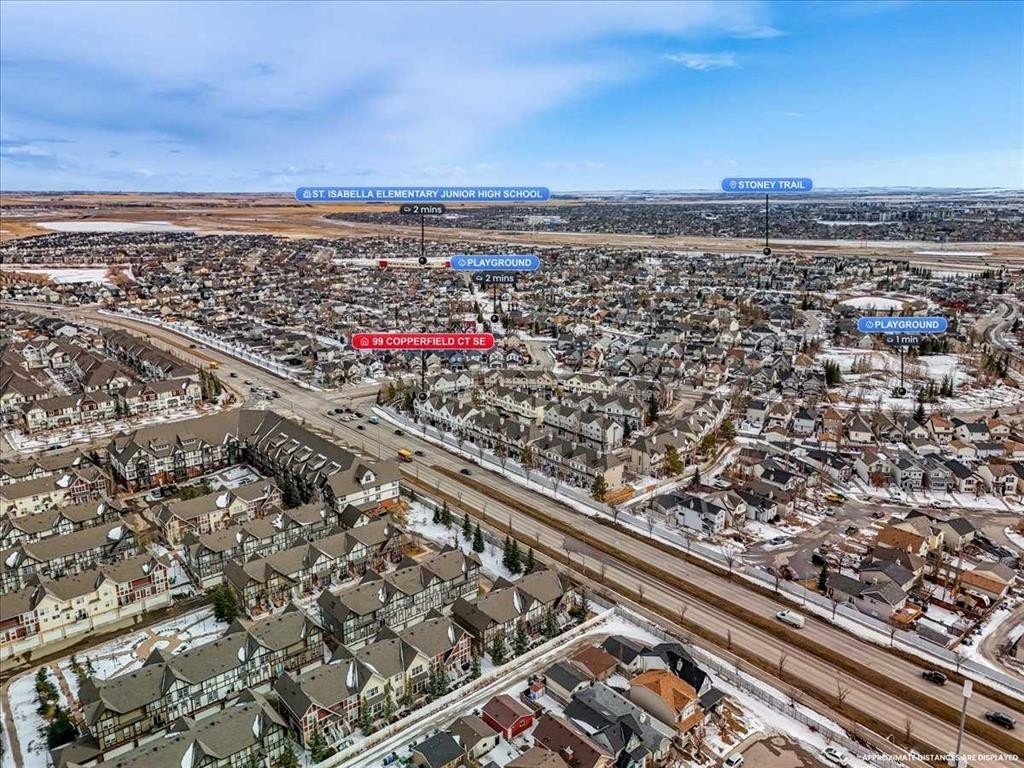99 Copperfield Court Se, Calgary, AB - Outdoor With View