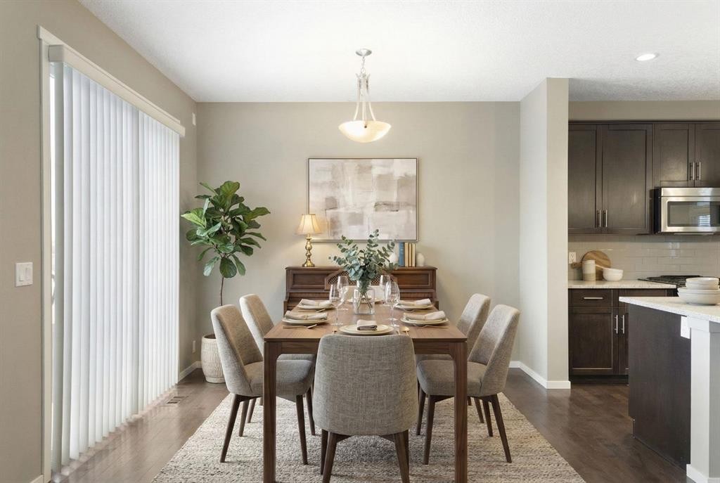 98 Nolanfield Road Nw, Calgary, AB - Indoor Photo Showing Dining Room