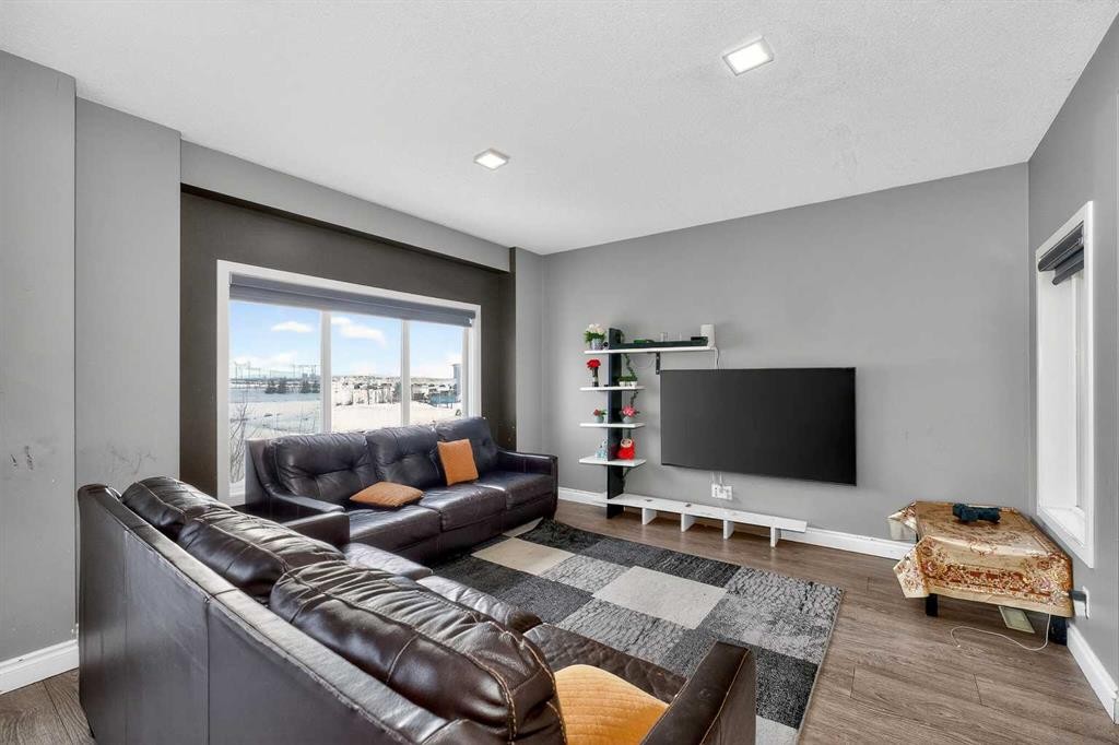 45 Redstone Drive Ne, Calgary, AB - Indoor Photo Showing Living Room