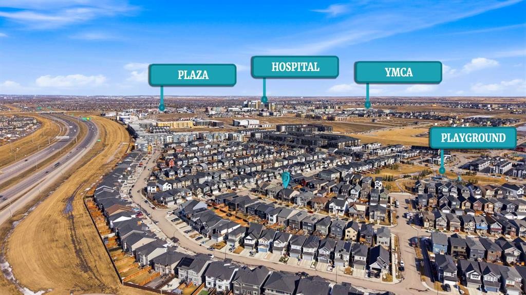 24 Seton Grove Se, Calgary, AB - Outdoor With View