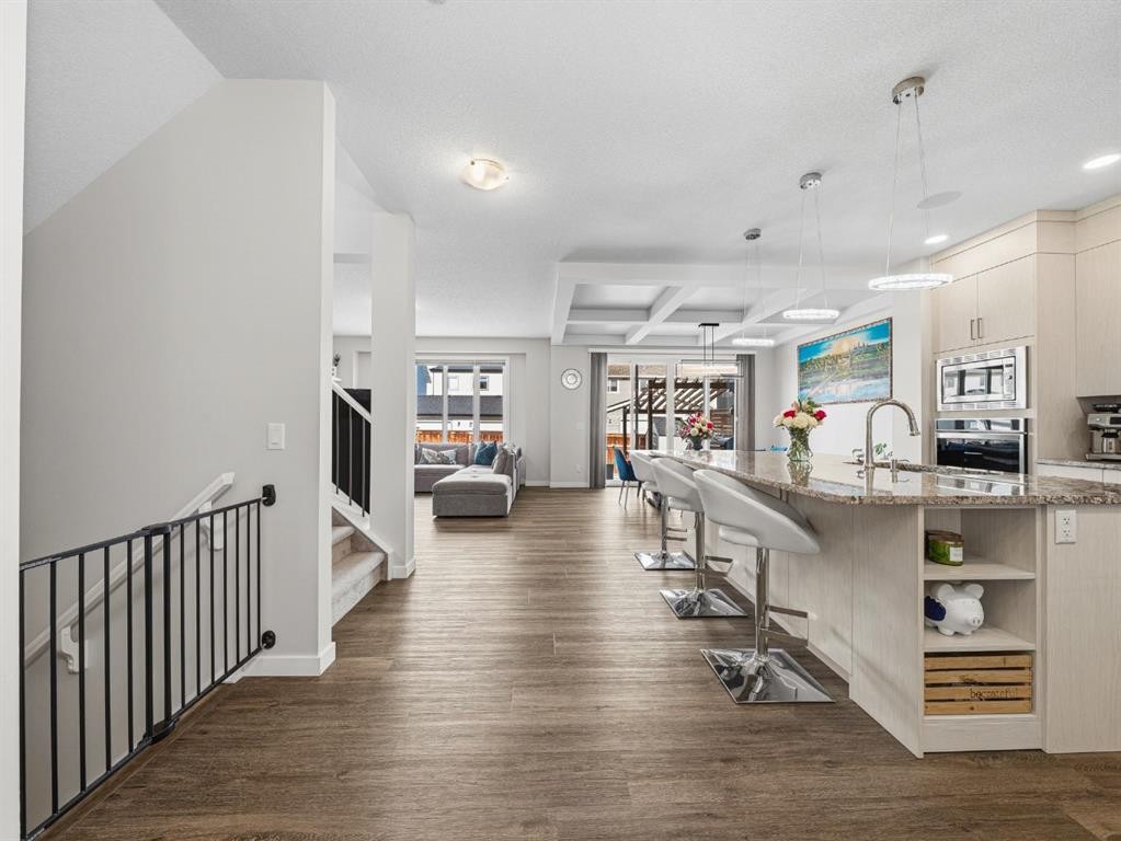 44 Masters Terrace Se, Calgary, AB - Indoor Photo Showing Kitchen With Upgraded Kitchen