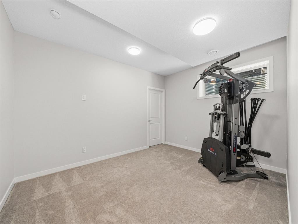44 Masters Terrace Se, Calgary, AB - Indoor Photo Showing Gym Room