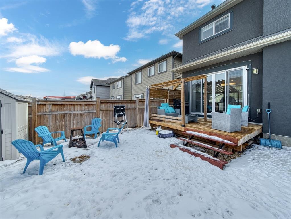 44 Masters Terrace Se, Calgary, AB - Outdoor With Deck Patio Veranda With Exterior