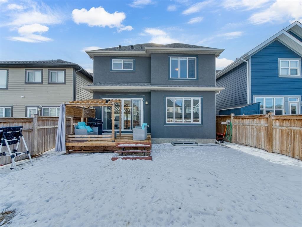 44 Masters Terrace Se, Calgary, AB - Outdoor With Deck Patio Veranda