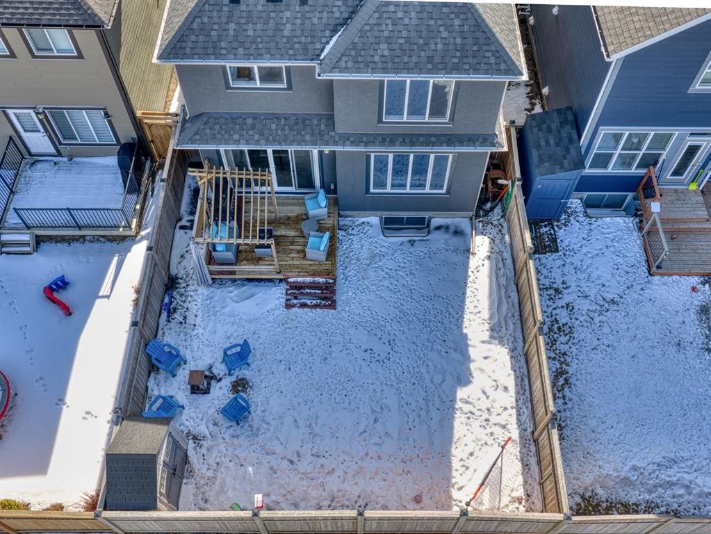 44 Masters Terrace Se, Calgary, AB - Outdoor With Deck Patio Veranda