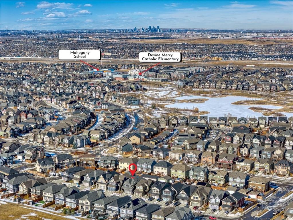 44 Masters Terrace Se, Calgary, AB - Outdoor With View