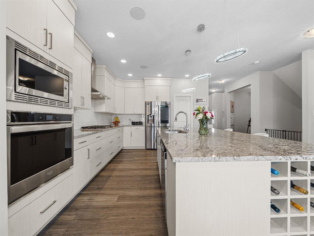 44 Masters Terrace Se, Calgary, AB - Indoor Photo Showing Kitchen With Upgraded Kitchen