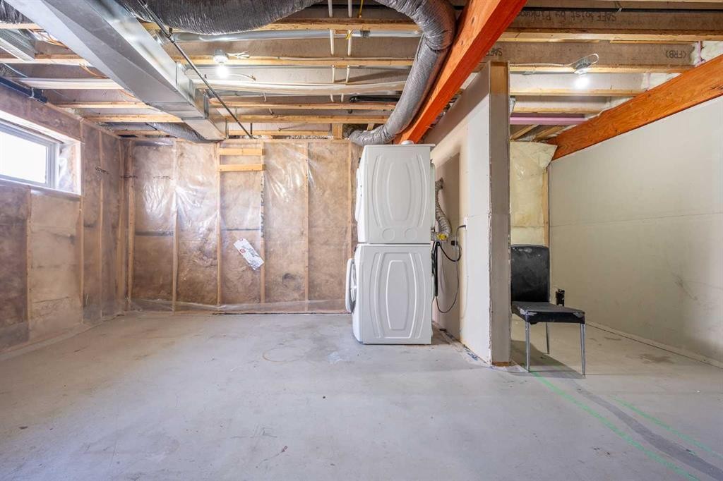 203 Copperstone Park Se, Calgary, AB - Indoor Photo Showing Basement