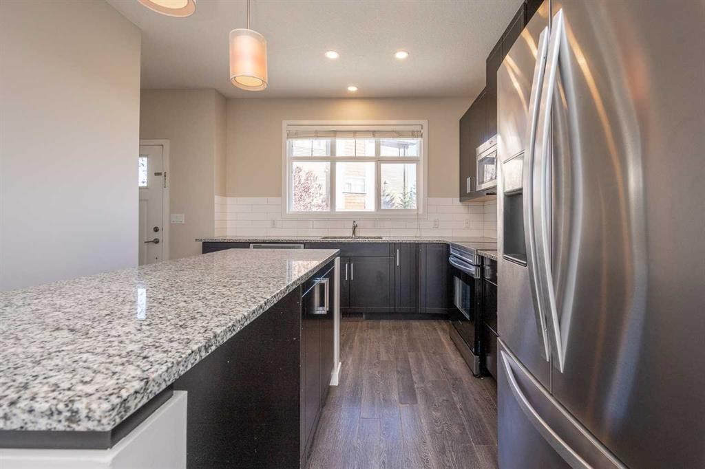 203 Copperstone Park Se, Calgary, AB - Indoor Photo Showing Kitchen With Stainless Steel Kitchen With Upgraded Kitchen