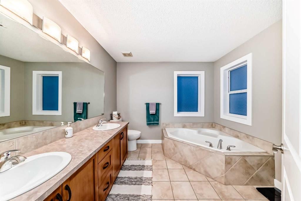 449 Sunset Link, Crossfield, AB - Indoor Photo Showing Bathroom