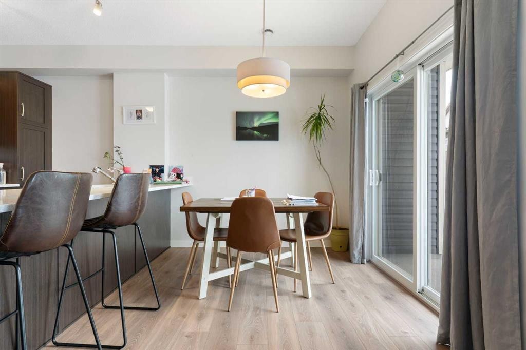 408-250 Fireside View, Cochrane, AB - Indoor Photo Showing Dining Room
