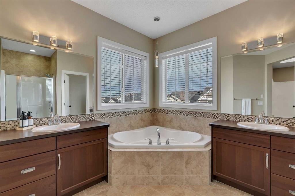287 Sunset View, Cochrane, AB - Indoor Photo Showing Bathroom