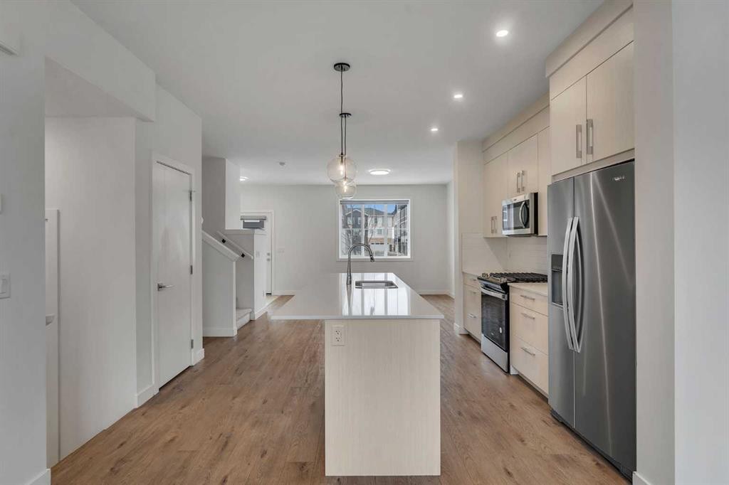 103 Cornerstone Path Ne, Calgary, AB - Indoor Photo Showing Kitchen With Upgraded Kitchen